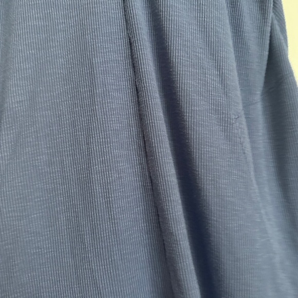 FP Beach Ribbed Mini Dress with Pockets | Size XS | Dusty Blue - Picture 7 of 8